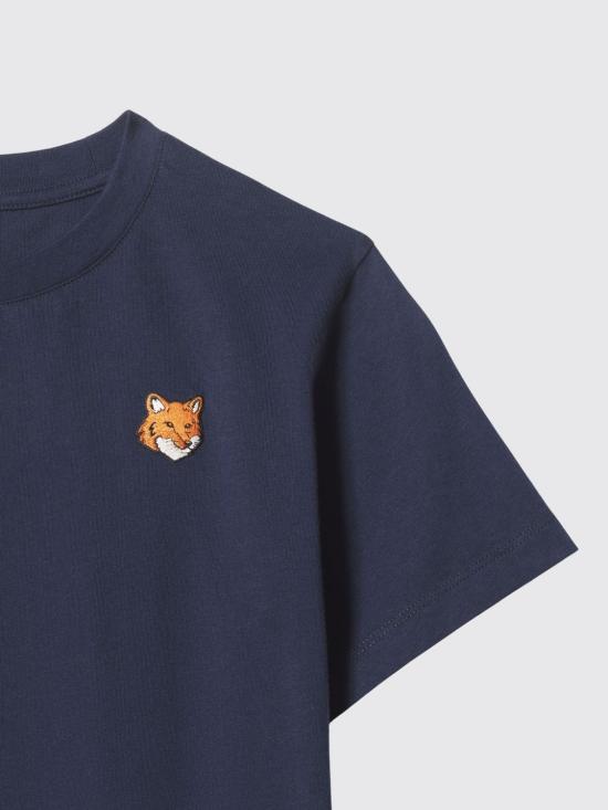 26SS [키즈] 메종키츠네 티셔츠 MQUJT00KJBIT2 0413 Blue - MAISON KITSUNE