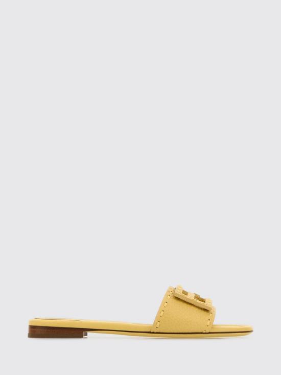 26SS 펜디 바게트 시에나 레더 슬라이드 8R8136AQY2 F1TKV Yellow