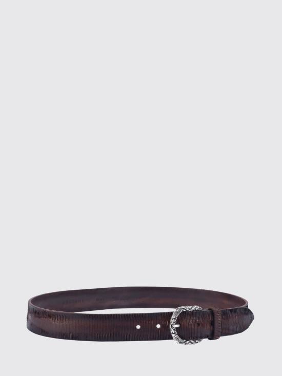 26SS 오르치아니 가죽 벨트 U08400BLA TMO Brown - ORCIANI