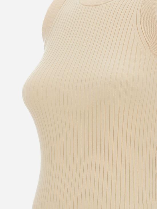 26SS 스포트막스 민소매 티셔츠 2612361012600 002 Beige - SPORTMAX