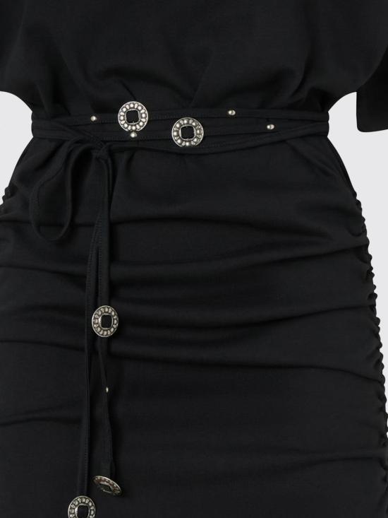 26SS 핑코 숏 원피스 106909A3AR Z99 Black - PINKO