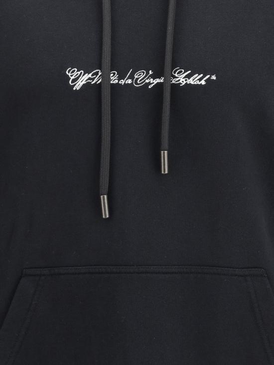 26SS 오프화이트 후드 티셔츠 44MBB085S26F004001 0001 Black - OFF WHITE