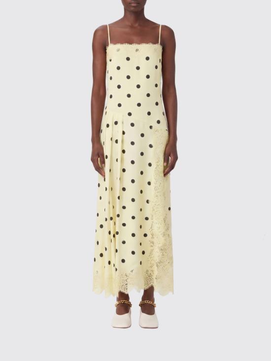 26SS 스포트막스 롱 원피스 2612221032600 002 Yellow