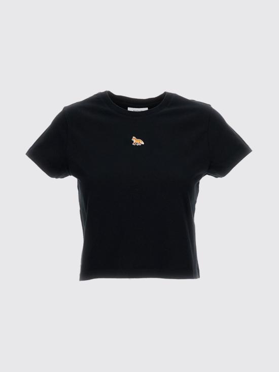 26SS 메종키츠네 베이비 폭스 베이비 티셔츠 PW00111KJ7026 P199 Black - MAISON KITSUNE
