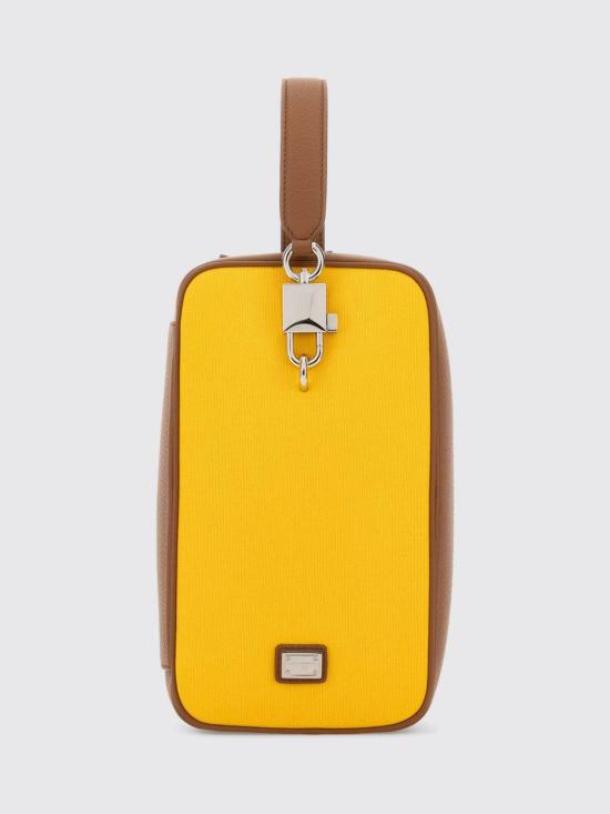26SS 돌체앤가바나 Lock canvas and calfskin 핸드백 BM2449A0368 8Z282 Yellow