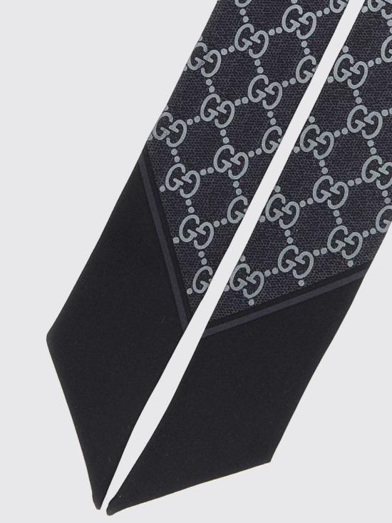 26SS 구찌 GG 실크 넥 보우 8122503G001 1060 Black - GUCCI