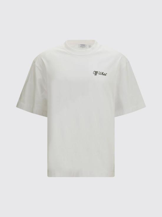 26SS 오프화이트 반팔 티셔츠 44MAA120S26J01D100 1000 White - OFF WHITE