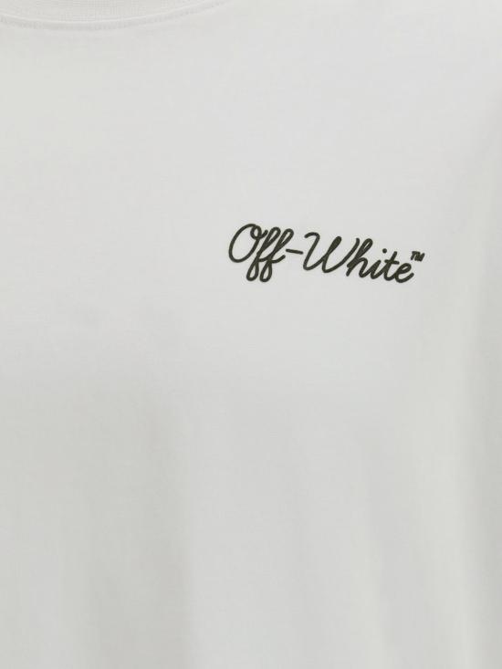 26SS 오프화이트 반팔 티셔츠 44MAA120S26J01D100 1000 White - OFF WHITE