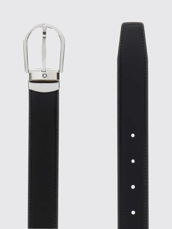 26SS 몽블랑 가죽 벨트 222371 BLACK EBONY Black - MONTBLANC