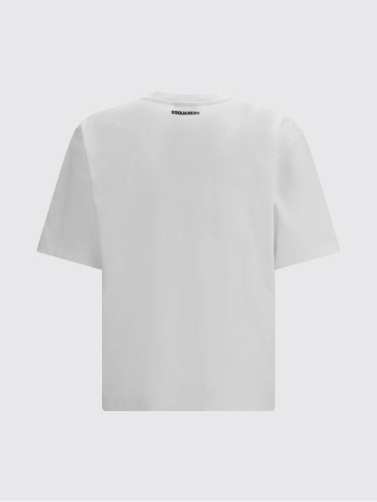 26SS 디스퀘어드2 반팔 티셔츠 S78GD0118D20033 100 White - DSQUARED2