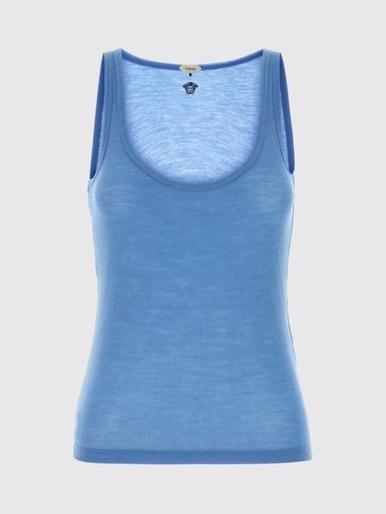 26SS 베르사체 민소매 티셔츠 10236981A17548 1V440 Gnawed Blue - VERSACE