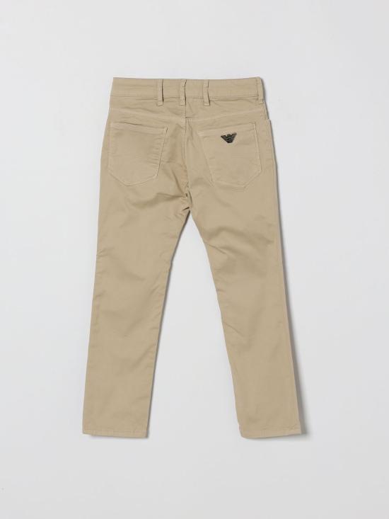 26SS [키즈] 엠포리오 아르마니 스트레이트 팬츠 8N4J064N7LZ 01M5 Beige - EMPORIO ARMANI
