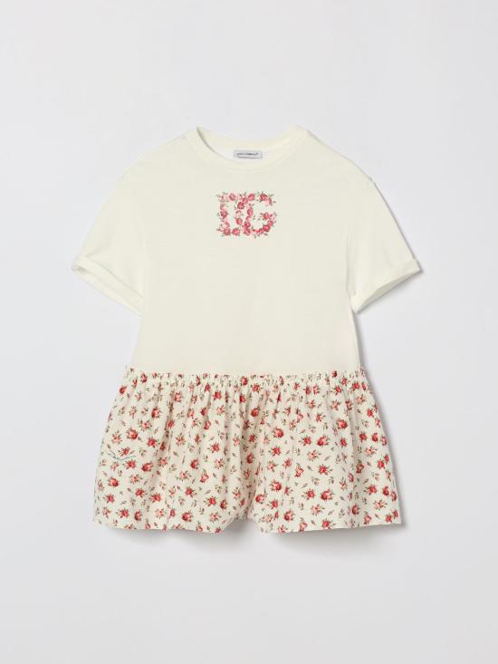 26SS [키즈] 돌체앤가바나 원피스 L5JDB8G7PVM S9000 White