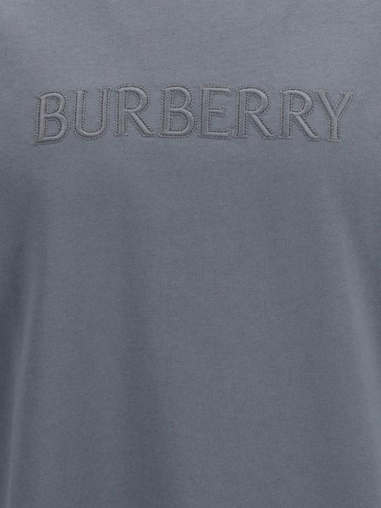 26SS 버버리 로고 코튼 티셔츠 8123422 Grey - BURBERRY
