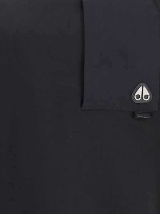 26SS 무스너클 달론 크루넥 스웨트 셔츠 M35MS618 292 Black - MOOSE KNUCKLES