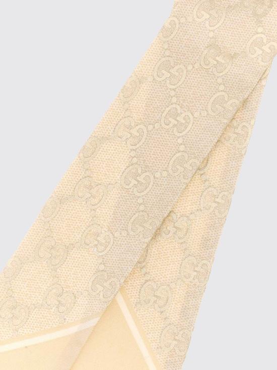 26SS 구찌 GG 실크 넥 보우 8122503G001 9078 White - GUCCI
