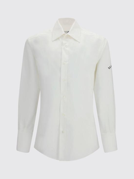 26SS MM6 메종마르지엘라 긴팔 셔츠 SH2DT0051M35256 101 White - MM6 MAISON MARGIELA