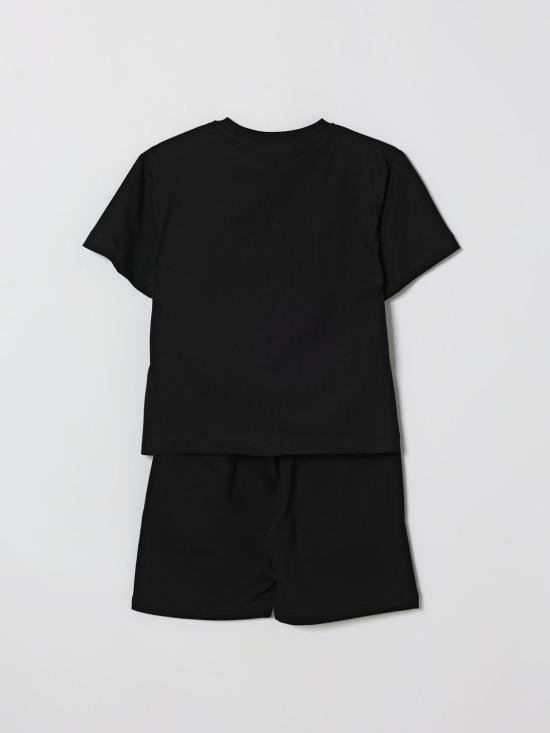 26SS [키즈] 모스키노 캐주얼 세트 HMG00RLCA32 60100 Black - MOSCHINO