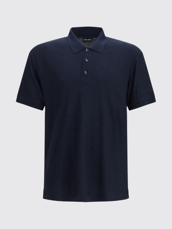 26SS 조르지오 아르마니 폴로 티셔츠 GM003150TE20342 UB081 Navy - GIORGIO ARMANI