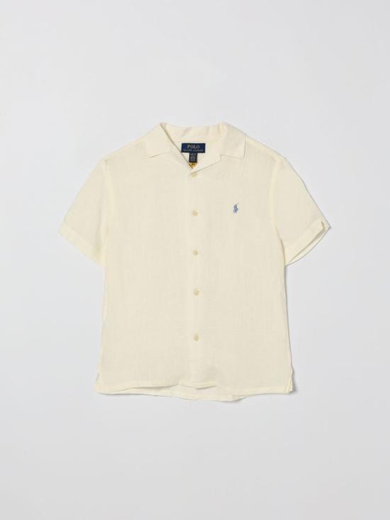 26SS [키즈] 폴로 랄프로렌 셔츠 323964585 001 White