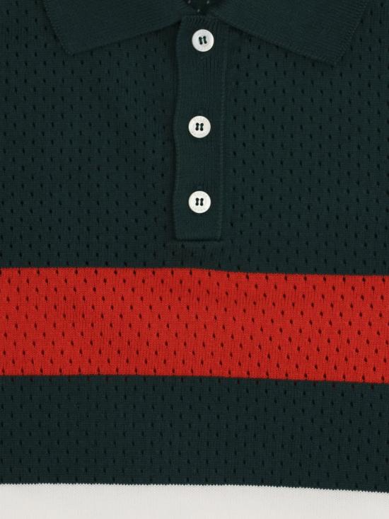 26SS [키즈] 구찌 폴로 셔츠 851151XKFDE 9060 White - GUCCI