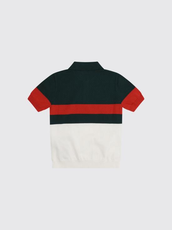 26SS [키즈] 구찌 폴로 셔츠 851151XKFDE 9060 White - GUCCI