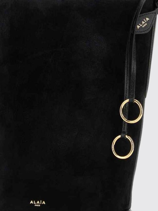 26SS 알라이아 숄더백 AA1L6005CA577 999 Black - ALAIA