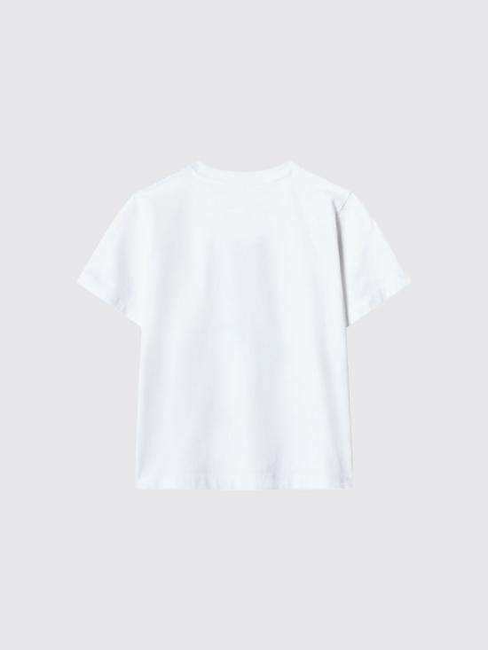 26SS [키즈] 메종키츠네 티셔츠 MQUJT01KJBIT2 P100 White - MAISON KITSUNE