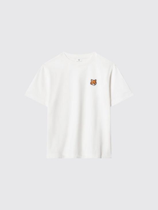 26SS [키즈] 메종키츠네 티셔츠 MQUJT00KJBIT2 P100 White