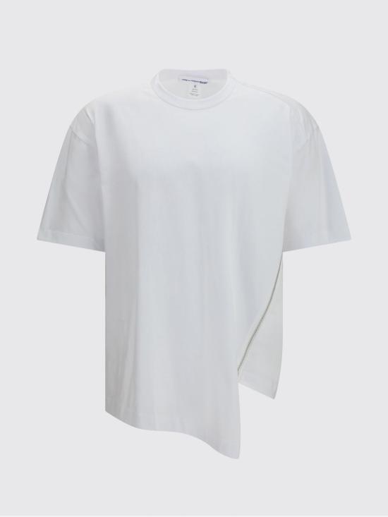 26SS 꼼데가르송 반팔 티셔츠 FQT009S26 3 White - COMME DES GARCONS