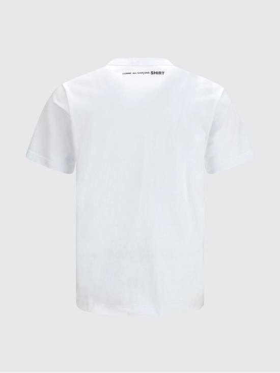 26SS 꼼데가르송 반팔 티셔츠 FQT003S26 3 White - COMME DES GARCONS