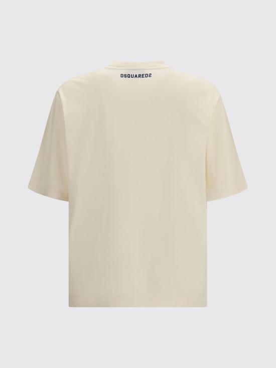 26SS 디스퀘어드2 반팔 티셔츠 S74GD1530D20108 102 Ivory - DSQUARED2