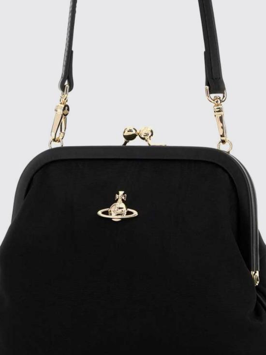 26SS 비비안웨스트우드 클라스프 클로저 비비안 숄더백 4B01001BWW01F4 N401 Black - VIVIENNE WESTWOOD