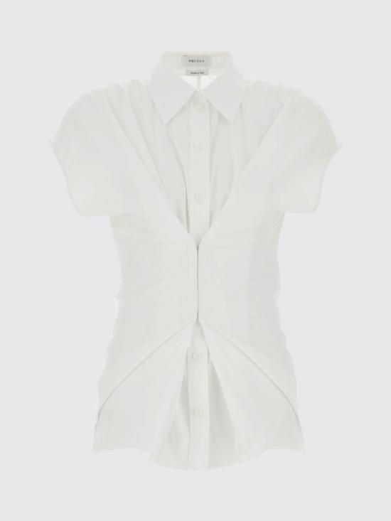 26SS 알렉산더 맥퀸 블라우스 863777QAABT 9000 White - ALEXANDER MCQUEEN