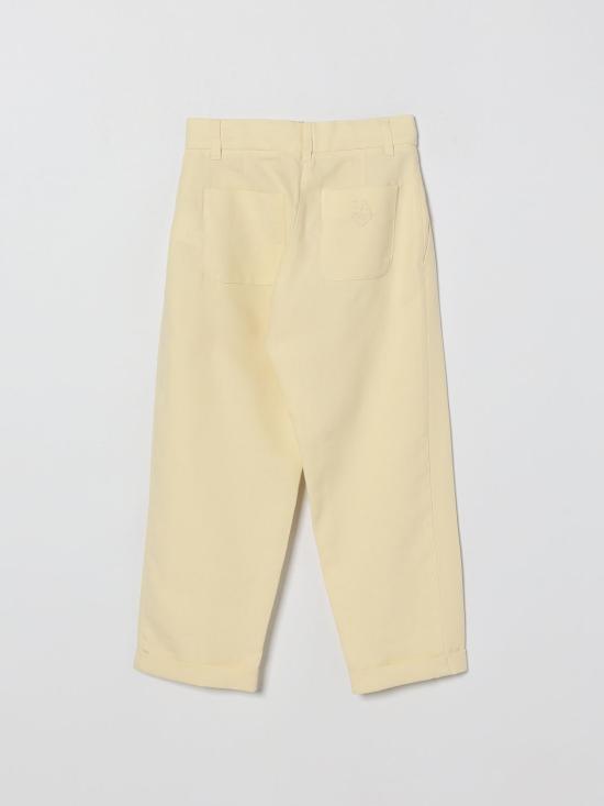 26SS [키즈] 엠포리오 아르마니 스트레이트 팬츠 EB000903AF21040 U1079 Yellow Cream - EMPORIO ARMANI