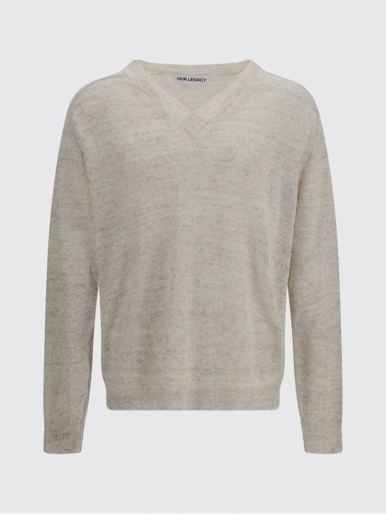 26SS 아워레가시 스웨터 M2263RS Ecru - OUR LEGACY