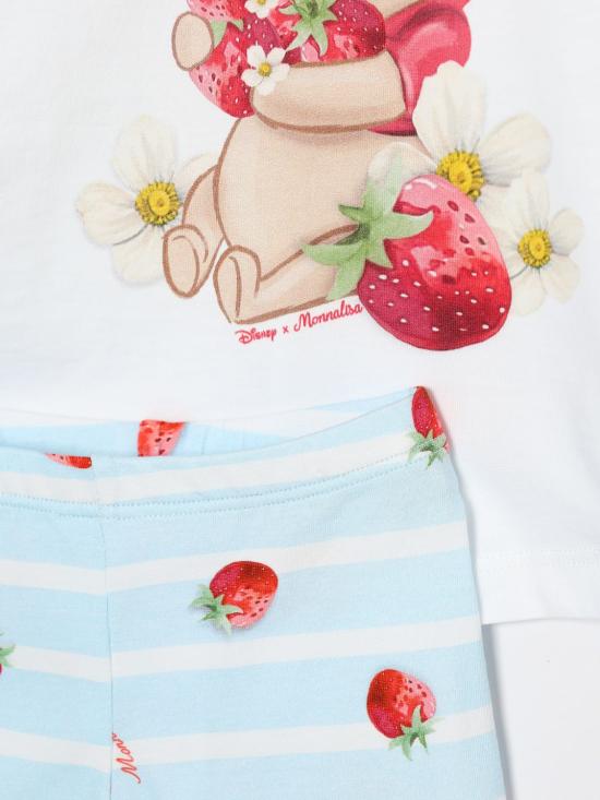 26SS [키즈] 모나리자 오버롤 31G5047206 9952 White - MONNALISA