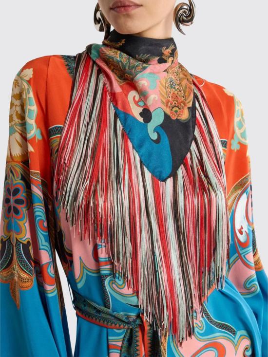 26SS 에트로 머플러/스카프 WAXA0024AQ11T X0813 Black - ETRO