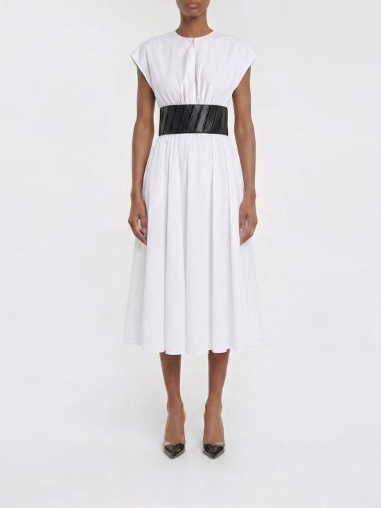 26SS 알라이아 미디 원피스 AA9R2890T611C 000 White