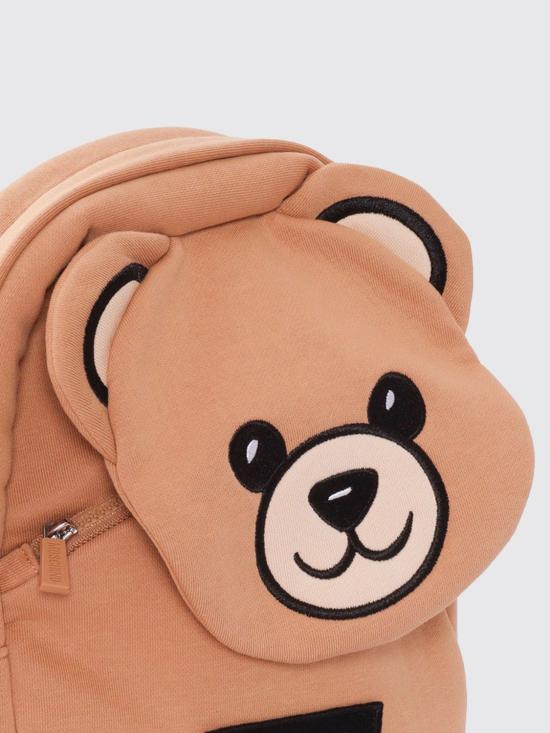 26SS [키즈] 모스키노 백팩 MUX05QLCA26 20351 Brown - MOSCHINO