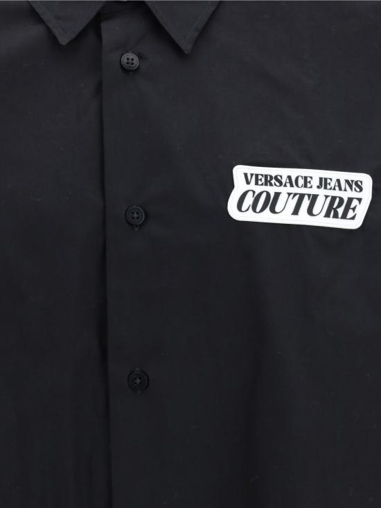 26SS 베르사체 긴팔 셔츠 80GALCR2CNY17 899 Black - VERSACE