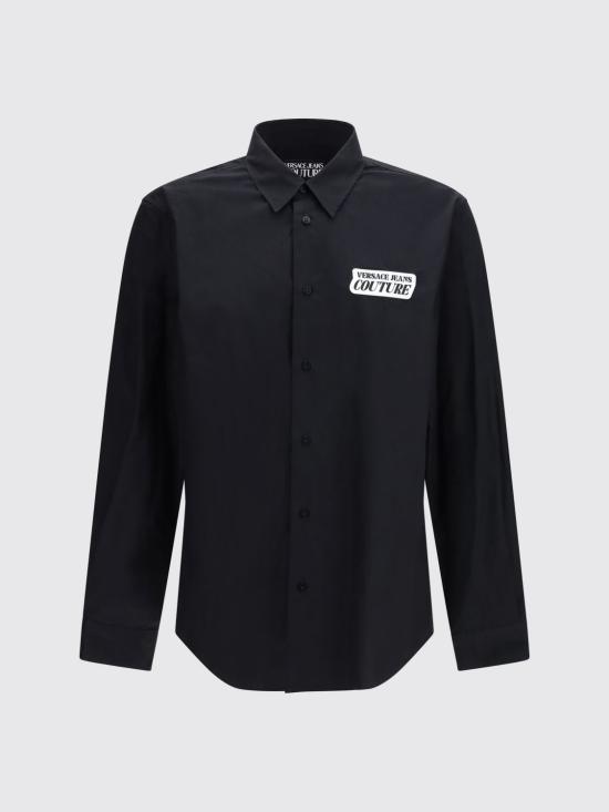26SS 베르사체 긴팔 셔츠 80GALCR2CNY17 899 Black - VERSACE