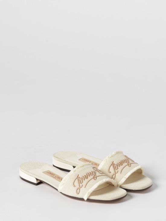 26SS 지미추 힐/펌프스 JOAFLATEIK ALMOND MIX CAPPUCCINO White - JIMMY CHOO