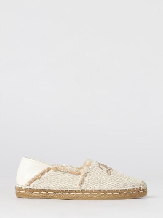 26SS 지미추 로퍼 AVIFLATEIK ALMOND MIX CAPPUCCINO White