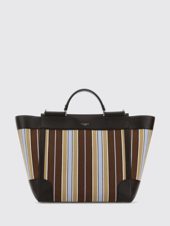 26SS 돌체앤가바나 Sicily jacquard fabric 핸드백 BM2448B0379 8S739 Brown