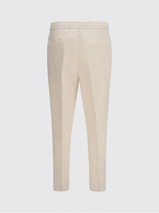 26SS 브루넬로 쿠치넬리 스트레이트 팬츠 MH255E1710 C2441 White - BRUNELLO CUCINELLI