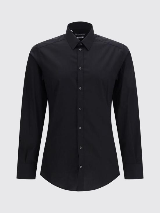 26SS 돌체앤가바나 긴팔 셔츠 G5EJ0TGK322 N0000 Black - DOLCE & GABBANA