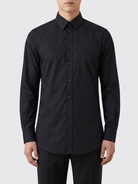 26SS 돌체앤가바나 긴팔 셔츠 G5EJ0TGK322 N0000 Black