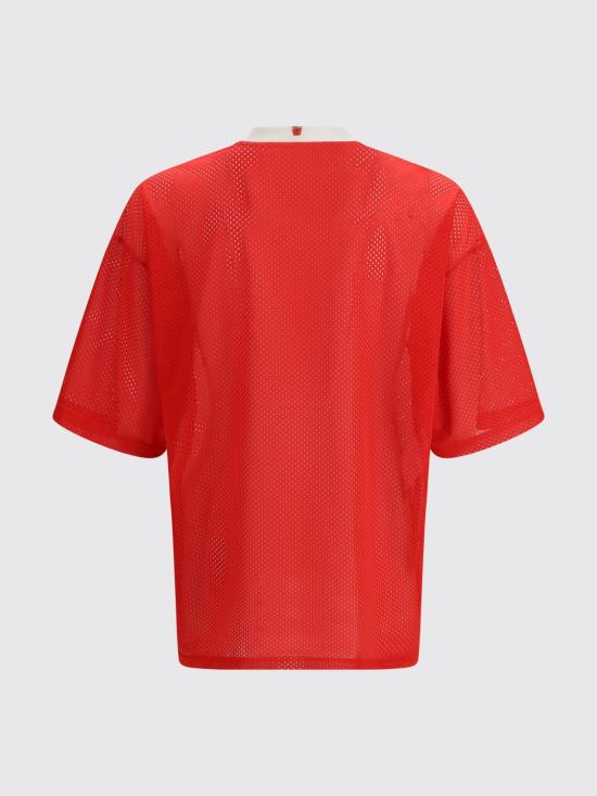 26SS 모스키노 반팔 티셔츠 261ZZA07260247 1115 Red - MOSCHINO