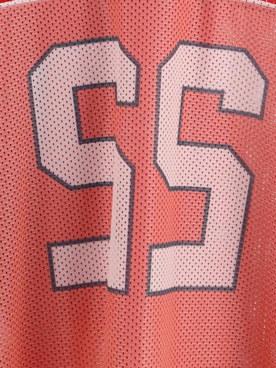 26SS 모스키노 반팔 티셔츠 261ZZA07260247 1115 Red - MOSCHINO